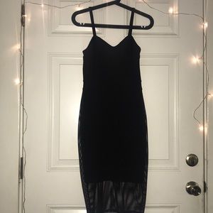 EXPRESS BLACK DRESS MESH